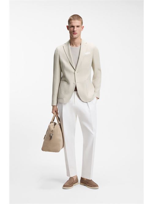 Patterned cotton blend jacket BOSS | 50561907 C-HANRY-262.286